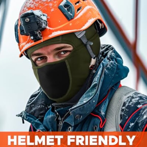 Fleece Balaclava Ski Mask with Movable Face Cover for Winter Sports main image 8
